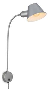 Briloner 2089-014 - Flexibilná nástenná lampa BRELLO 1xE27/10W/230V matný chróm