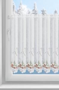 KRÁTKA ZÁCLONA NA PÚTKACH XMAS17 145X70 CM VZOROVANÁ