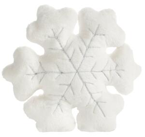 VIANOČNÝ DEKORAČNÝ VANKÚŠ SNOWFLAKE1 41X45 CM KRÉMOVÁ