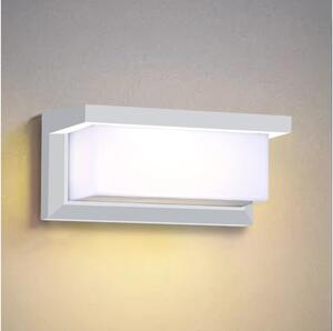 Brilagi - Vonkajšie nástenné svietidlo BRICKY 1xE27/60W/230V biela IP54