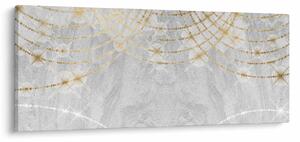 Obraz - Betón s dizajnom (120x50 cm)