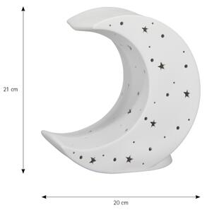 ONLI - Stolná lampa PORCELLANA 1xE14/6W/230V 21 cm mesiac