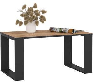 NovýNábytok.sk Konferenčný stolík Necesito (dub craft + čierna). Vlastná spoľahlivá doprava až k Vám domov. 1117139