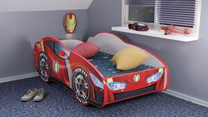 TOP BEDS Detská auto posteľ Racing Car Hero - Iron Car 160cm x 80cm - 5cm