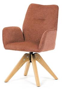 BONTEC Jedálenská stolička, sivá, látka, DCH-C2148 GREY2 Farba: Oranžová