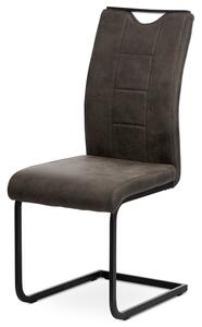 BONTEC Jedálenská stolička, šedá, látka vintage, DCL-412 GREY3 Farba: Šedá