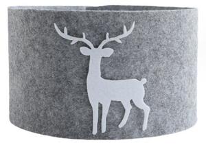 Obal na vianočný stromček DEERBOX so sobom, sivý