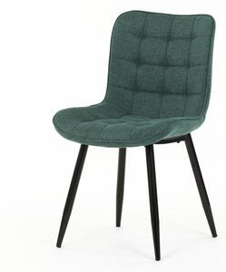 BONTEC Jedálenská stolička, béžová, látka, HC-462 BG2 Farba: Zelená