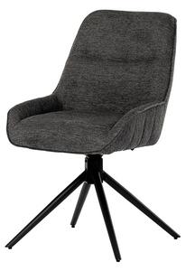 BONTEC Jedálenská stolička, sivá, látka, HC-535 GREY2 Farba: Šedá