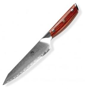 DELLINGER Rose-Wood Damascus nůž Utility 5" (130mm)