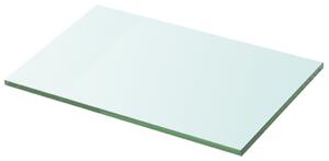 Poličkový panel z priehľadného skla, 30x20 cm