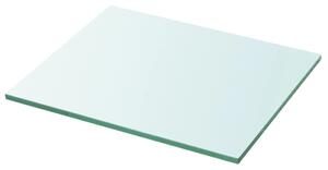 Poličky 2 ks panel z priehľadného skla 30x20 cm