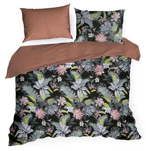 EUROFIRANY Na dotyk príjemná posteľná bielizeň 160 cm x 200 cm viacfarebná 100% bavlnený makosatén