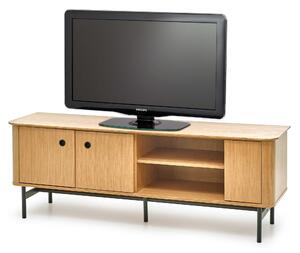 TV stolík SMART 1 - dub prírodný / čierna - 167 cm