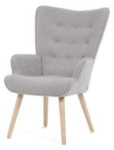 BONTEC Kreslo ušiak, šedá látka, AK-309 GREY2 Farba: Šedá