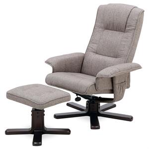 BONTEC Polohovacie kreslo, hnedá, látka vintage, TV-5010 BR3 Farba: Béžová