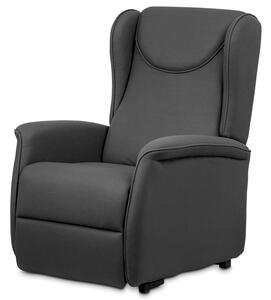 BONTEC Polohovacie kreslo, elektrické káblové ovládanie, šedá, látka, TV-1192 GREY2 Farba: Šedá