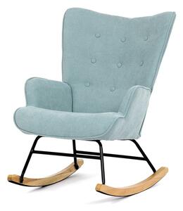 BONTEC Hojdacie kreslo, modrá, látka, AK-371 BLUE2 Farba: Modrá