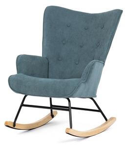 BONTEC Hojdacie kreslo, modrá, látka, AK-371 BLUE2 Farba: Zelená