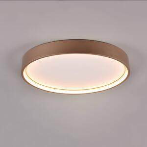 Stropné LED svetlo Doha, CCT, kávová