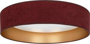 Brilagi-LED Stropné svietidlo VELVET SIMPLE LED/24W/230V 4000K priemer 45 cm bordová/zlatá