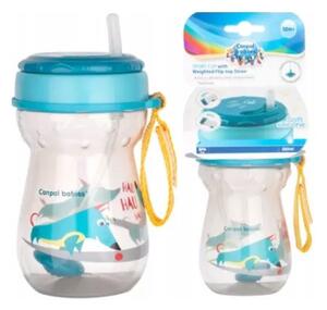 Canpol Babies Detská fľaša so slamkou Canpol 350 ml