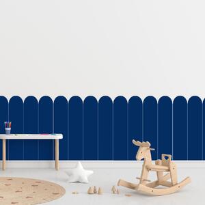 PIPPER. Textilná samolepiaca tapeta - Oblúk - Námornícka modrá farba Farba: Tmavá, Veľkosť: 80 cm