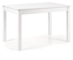 Rozkladací stôl MAURYCY 118-158x75 cm - biela