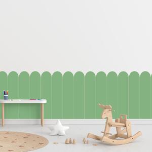 PIPPER. Textilná samolepiaca tapeta - Oblúk - Fľaškovo zelená farba Farba: Bledá, Veľkosť: 80 cm