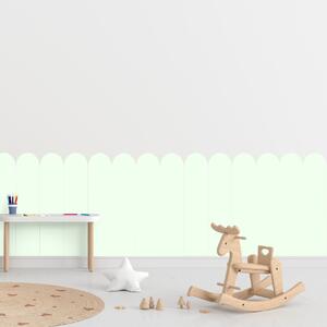PIPPER. Textilná samolepiaca tapeta - Oblúk - Mätová farba Farba: Bledá, Veľkosť: 80 cm