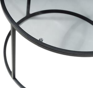 Dizajnový konferenčný stolík Umatilla 60 cm čierny