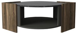 Dizajnový konferenčný stolík Wassim 75 cm hnedý