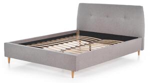 Čalúnená posteľ Doris - 160x200 cm - sivá