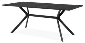 Jedálenský stôl PAXOS 81A bridlica tmavá/čierna