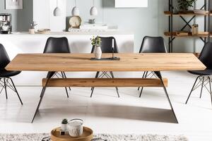 Dizajnový jedálenský stôl Galeno II 200 cm divý dub