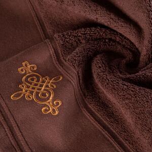 EUROFIRANY Bavlnený uterák z mäkkej froté tkaniny s výnimočnou savosťou 50 cm x 90 cm hnedá 100 % bavlna Varianta: 96113