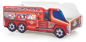Detská posteľ Fire Truck 70x140 - farebná