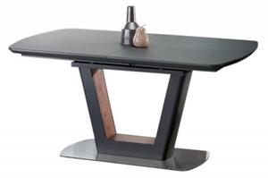 Stôl rozkládací Bilotti - Antracytová mat/Orech