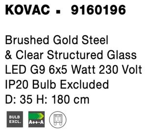 Retro luster Kovac 35 zlaté