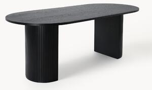 Oválny drevený jedálenský stôl Bianca, 200 x 90 cm
