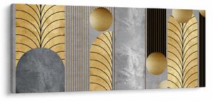 Obraz - Zlaté dekory (120x50 cm)