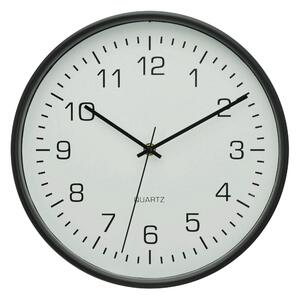 RÁDIOM RIADENÉ HODINY čierna, biela 30 cm Ambia Home - Hodiny