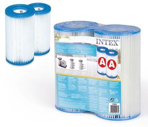 Filter pre bazénové čerpadlo INTEX typ A - 2 kusy Biela