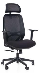 Kancelárska ergonomická stolička Sego Adapta — sieť, viac farieb čierna