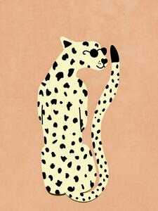Ilustrácia Cool Cheetah, Raissa Oltmanns, (30 x 40 cm)