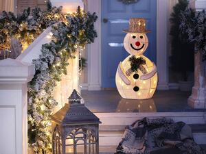 Vonkajšia dekorácia snehuliak Kumza (biela). Vlastná spoľahlivá doprava až k Vám domov. 1080754