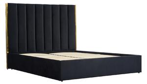 PALAZZO posteľ 160, Čierny / zlaté