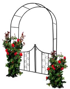 Záhradná pergola s bránkou 138 x 40 x 240 cm