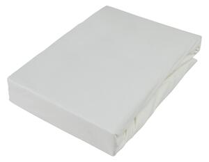 NAPÍNACIA PLACHTA NA BOXSPRIN, džersej, biela, 140/220 cm Novel - Obliečky & plachty