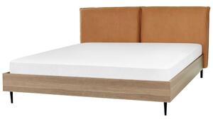 Manželská posteľ 180 cm Limza (hnedá). Vlastná spoľahlivá doprava až k Vám domov. 1080945